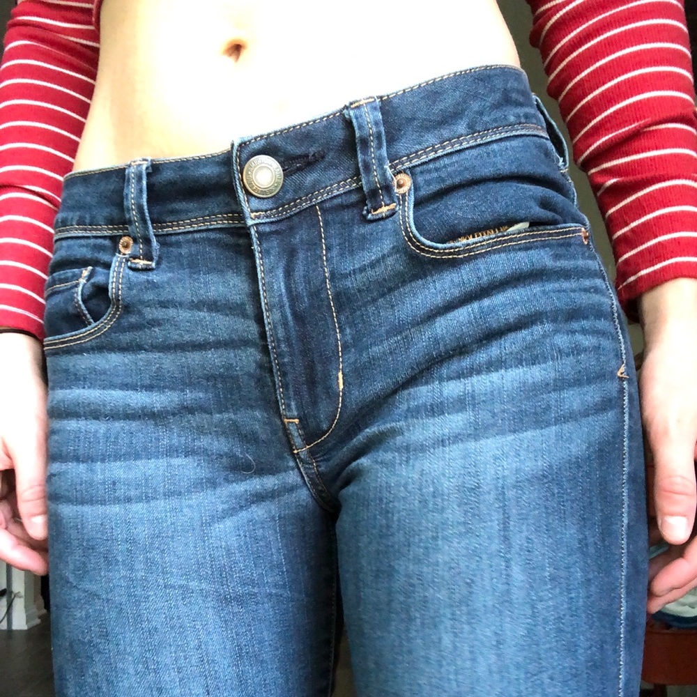 American Eagle Super Skinny Dark Wash Jeans